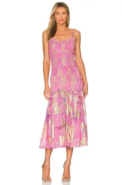 Платье миди HEMANT AND NANDITA Midi Dress, розовый