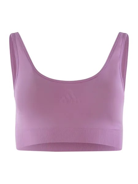 Бюстье adidas SCOOP LOUNGE BRA, цвет aquarium lila