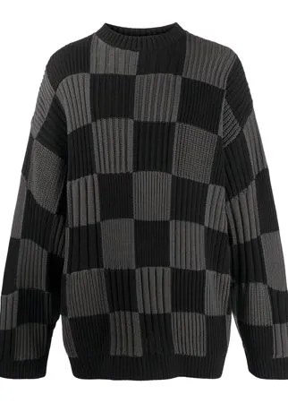 Balenciaga джемпер в шахматную клетку
