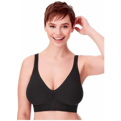 Бюстгальтер без каркасов Comfort Revolution ComfortFlex Fit Wirefree Bra (Размер: L) (Цвет: телесный)