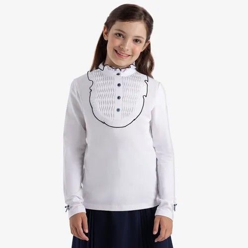 Школьная блуза Kapika, размер 164, бежевый