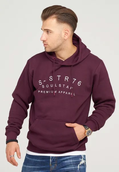 Толстовка SOULSTAR Hoodie NIZZA, бордовый