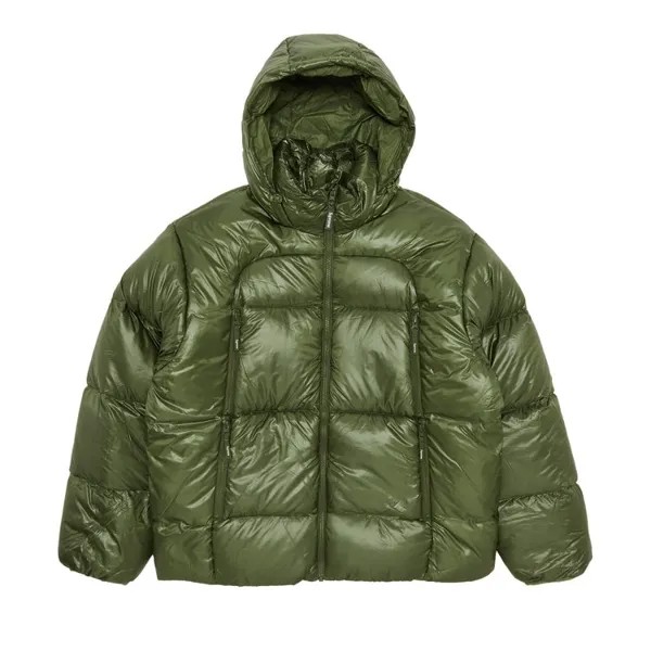 Куртка Supreme Featherweight Down Puffer 'Olive', зеленый