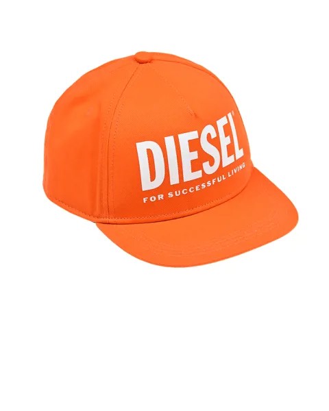 Оранжевая бейсболка с логотипом Diesel детская