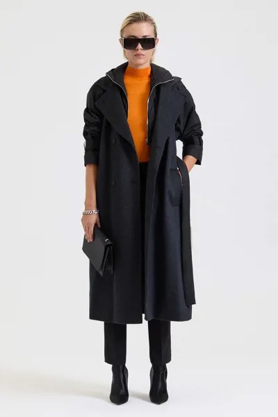 Комбинированное пальто VASSA&Co