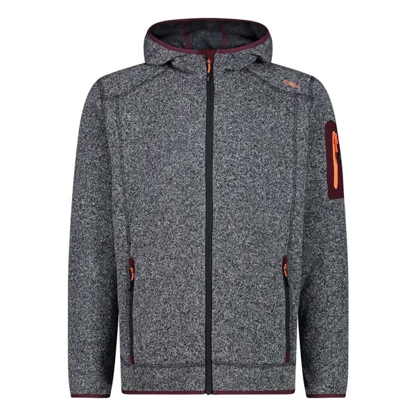Куртка CMP 3H60847N Hooded Fleece, серый