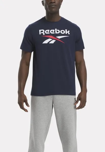 Футболка с принтом RI BIG STACKED LOGO Reebok, vecnav