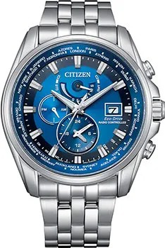 Японские наручные  мужские часы Citizen AT9120-89L. Коллекция Radio Controlled