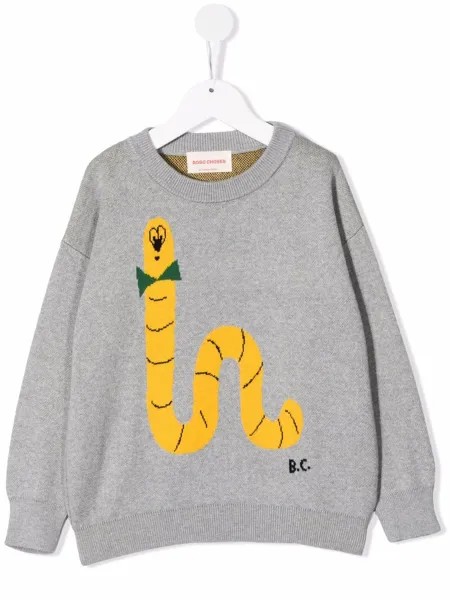Bobo Choses толстовка с круглым вырезом и графичным принтом