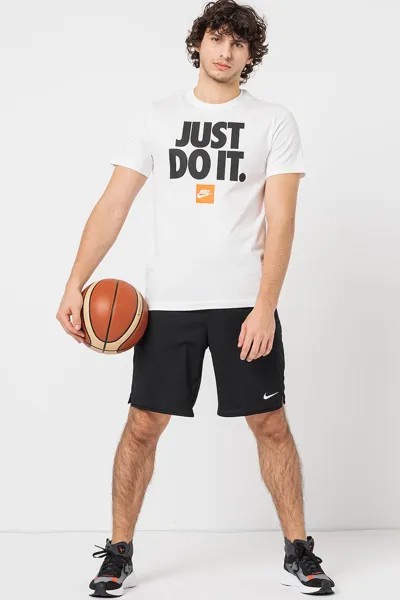 Спортивная хлопковая футболка Nike, черный