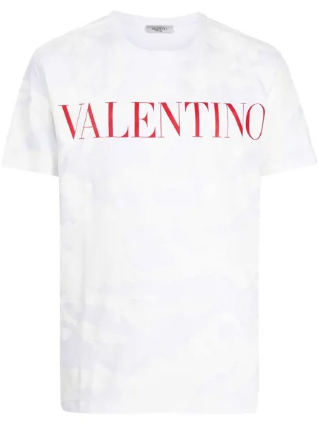Valentino camouflage-print logo T-shirt