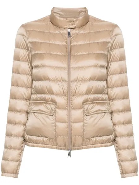 Moncler пуховик Lans, нейтральный цвет