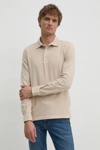 Лонгслив United Colors of Benetton, бежевый