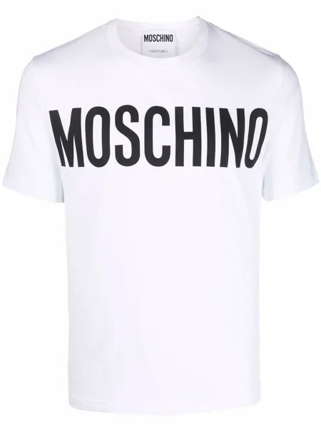 Moschino футболка с логотипом