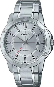 Японские наручные  мужские часы Casio MTP-V004D-7C. Коллекция Analog