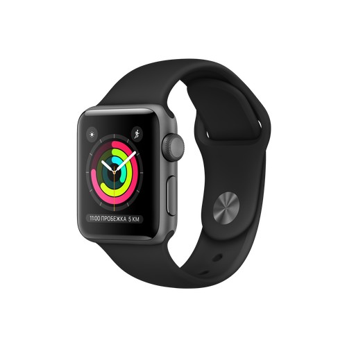 Apple Watch Series 3, 38мм, корпус из алюминия 