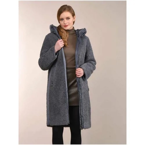 Пальто Cascatto, размер 52, серый