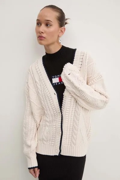 Кардиган Tommy Jeans, бежевый