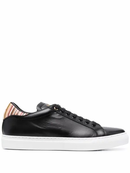 Paul Smith кеды с полосками, черный