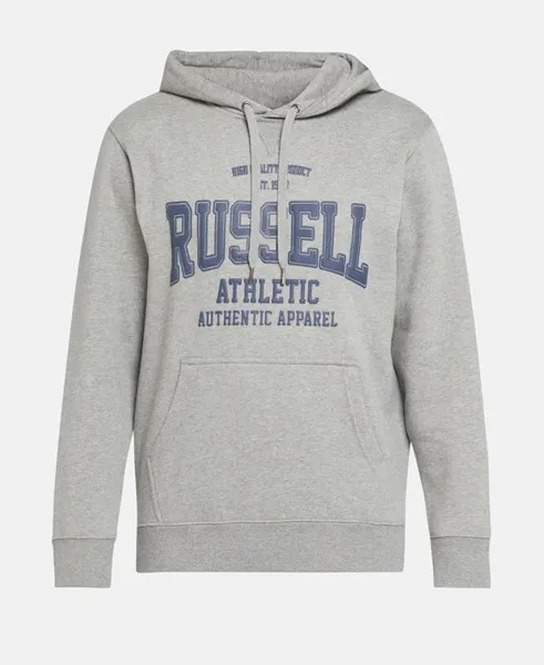 Худи с капюшоном Russell Athletic, серый
