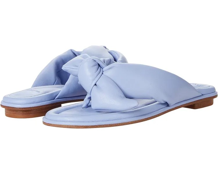 Сандалии Alexandre Birman Soft Clarita Flat, цвет Caribbean Blue