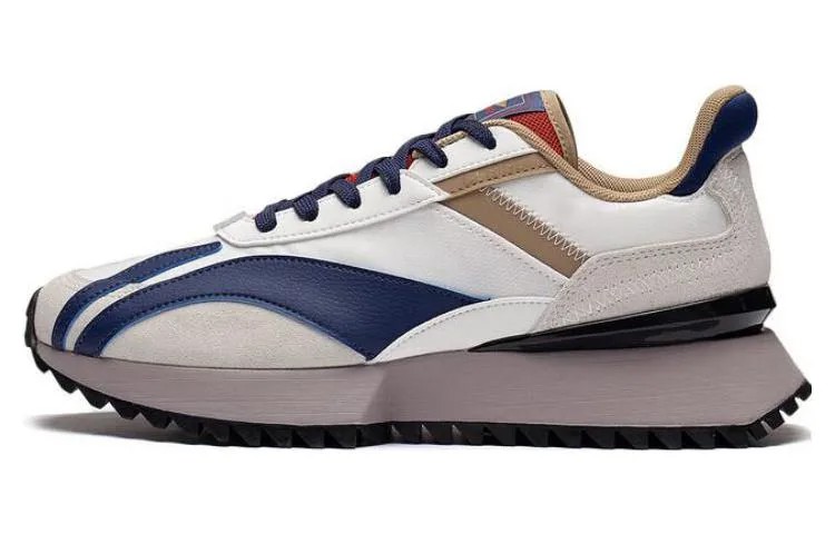 LINING Zaiwu Lifestyle Shoes Men Low-top Off-white/milky/navy Blue