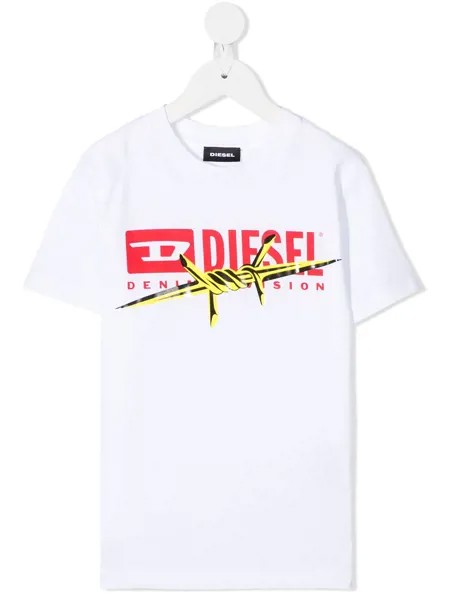 Diesel Kids футболка с логотипом