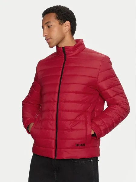 Пуховик regular fit Hugo, красный