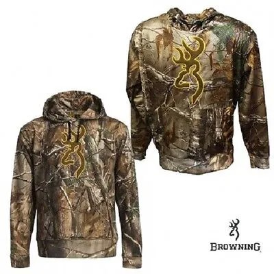 Толстовка с капюшоном Browning Wasatch Buckmark Realtree Xtra Camo Performance — 2XL