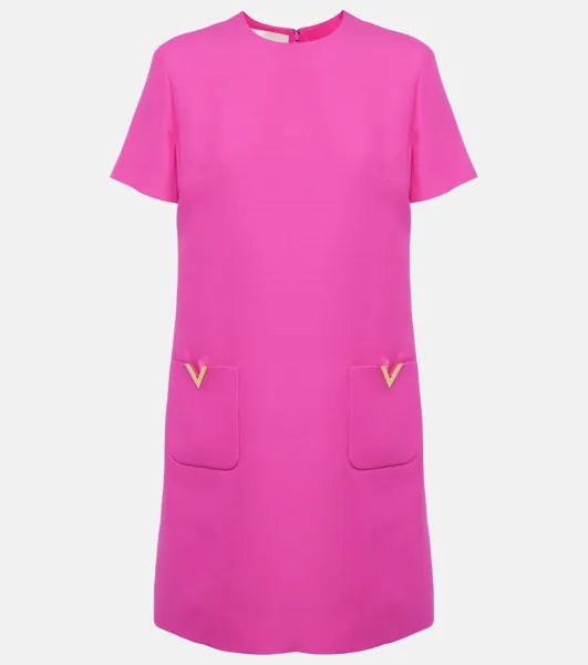 Мини-Платье VGold Crepe Couture Valentino, розовый