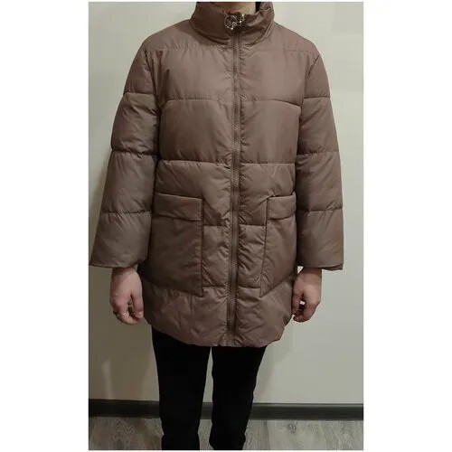 Куртка женская на весну,артикул:312138,цвет: капучино,Р-Р:50