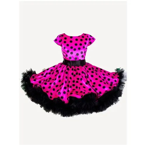 Платье Laura, размер 134, розовый, фуксия