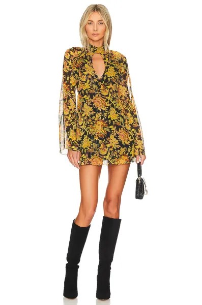 Платье мини House of Harlow 1960 x REVOLVE Chablis, цвет Black Multi