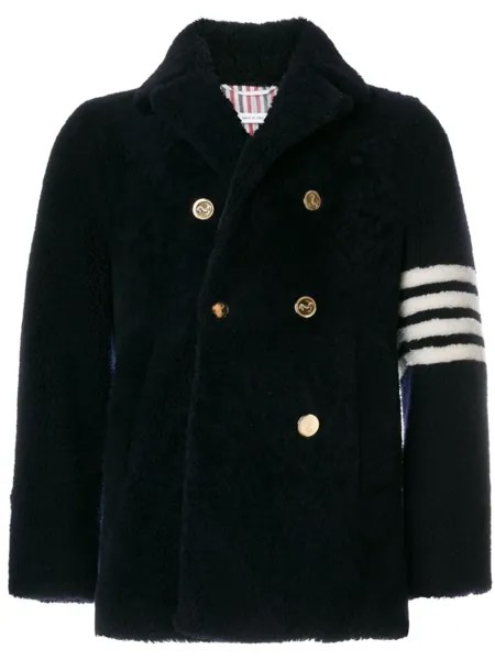 Классический бушлат Thom Browne, синий