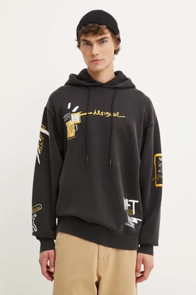 Толстовка ANUAR из хлопка Desigual, серый