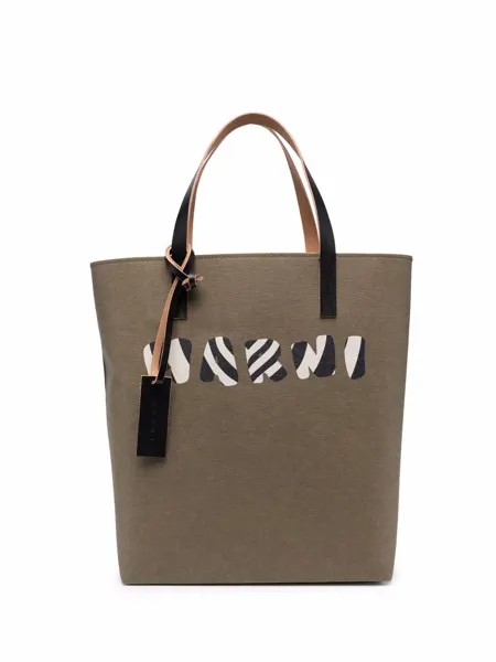 Marni сумка-тоут Tribeca с логотипом