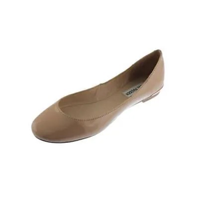 Женские балетки Steve Madden Katchy, бежевые, лакированные, однотонные, 6,5, BHFO 4186