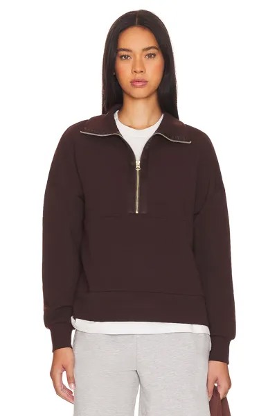 Пуловер Varley Keller Half Zip, цвет Coffee Bean