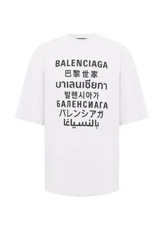 Хлопковая футболка Balenciaga