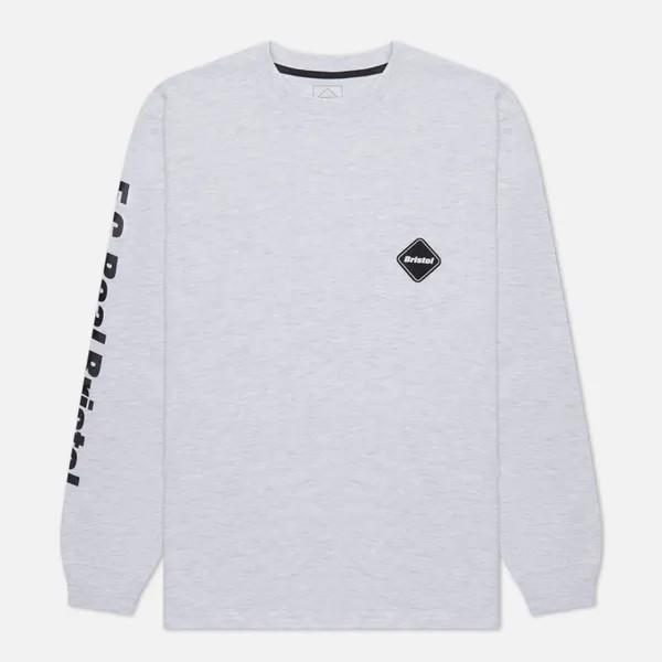 Мужской лонгслив F.C. Real Bristol Authentic Team Pocket серый, Размер M