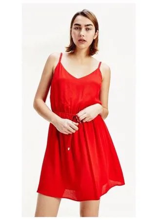 Летнее платье из вискозы Tommy Jeans DW0DW07914 Красный 44