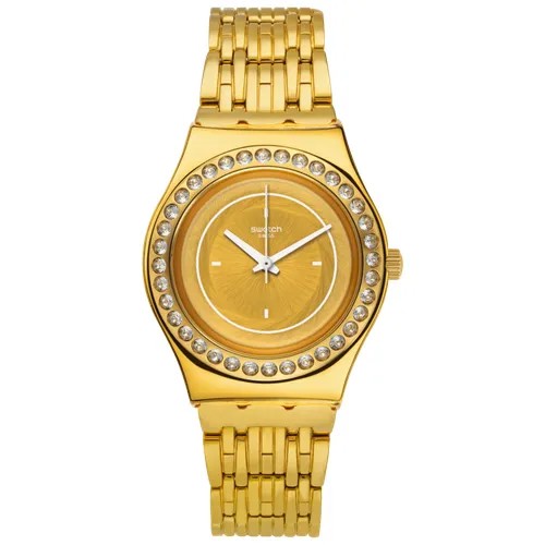 Наручные часы swatch, золотой