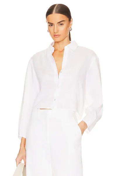 Рубашка Theory Pleat Sleeve, белый