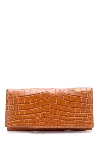 Портмоне из кожи крокодила с отделениями для кредитных карт Bottega Veneta