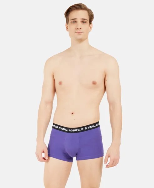 Шорты-боксеры, комплект из 3 шт. Karl Lagerfeld, фиолетовый