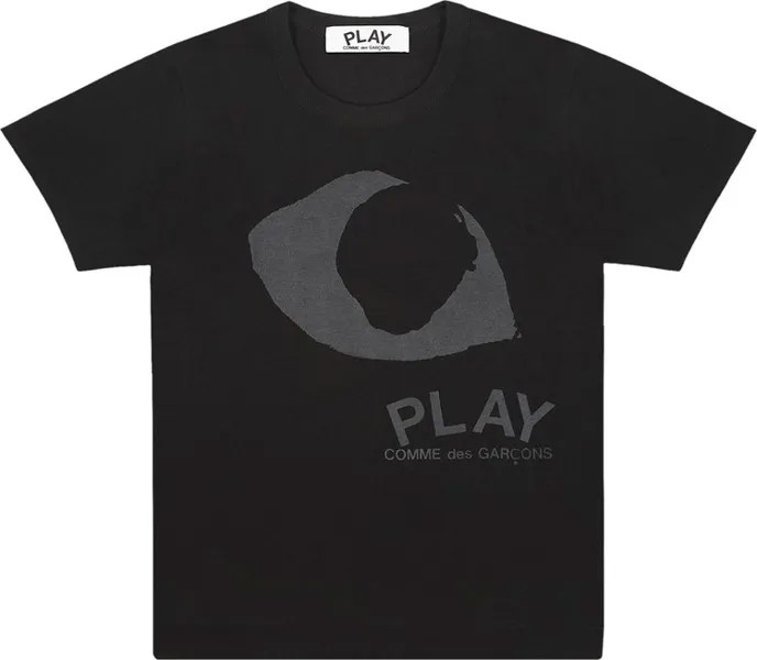 Футболка Comme des Garçons PLAY T-Shirt 'Black', черный