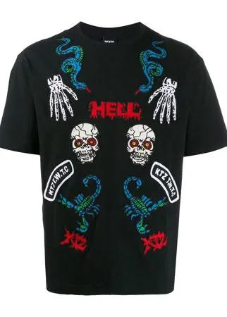 KTZ футболка с принтом Hell