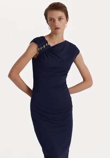 Элегантное платье темно-синего цвета с маяком Lauren Ralph Lauren