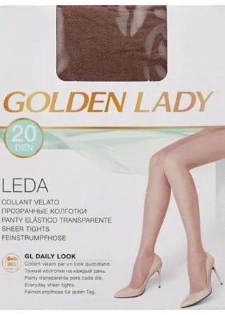 Колготки Golden Lady Leda 20 den, размер 4-L, daino (бежевый)