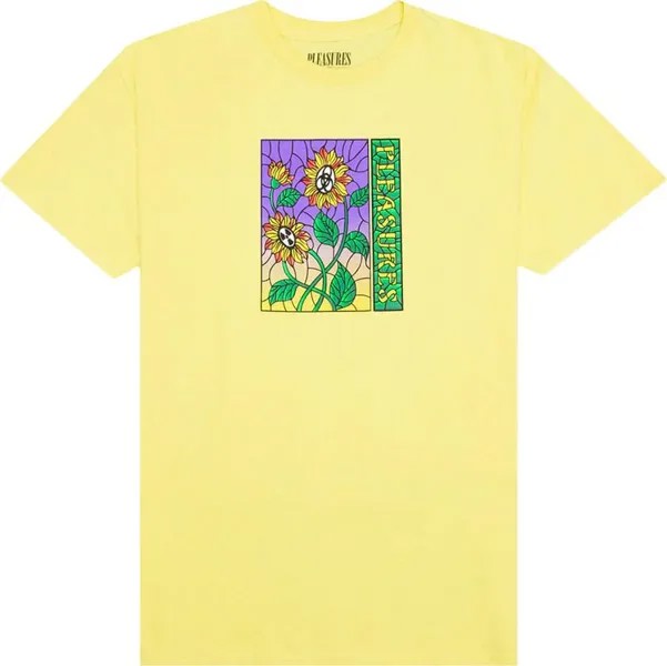 Футболка Pleasures Glass T-Shirt 'Banana', желтый